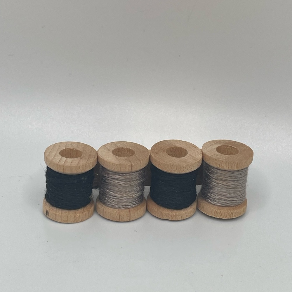 Thread rolls Pin/ Brooch